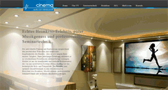 Desktop Screenshot of cinematechnik.com